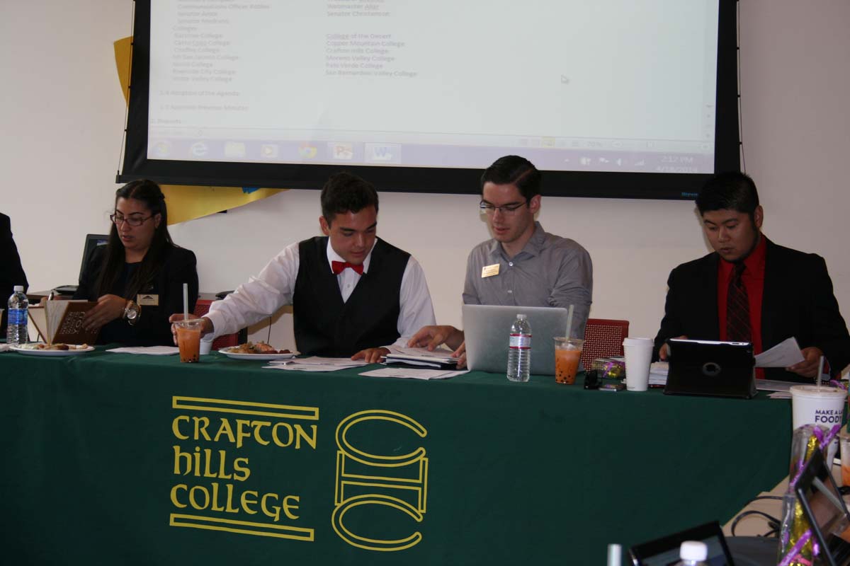 People at the Student Senate Region IX Meeting