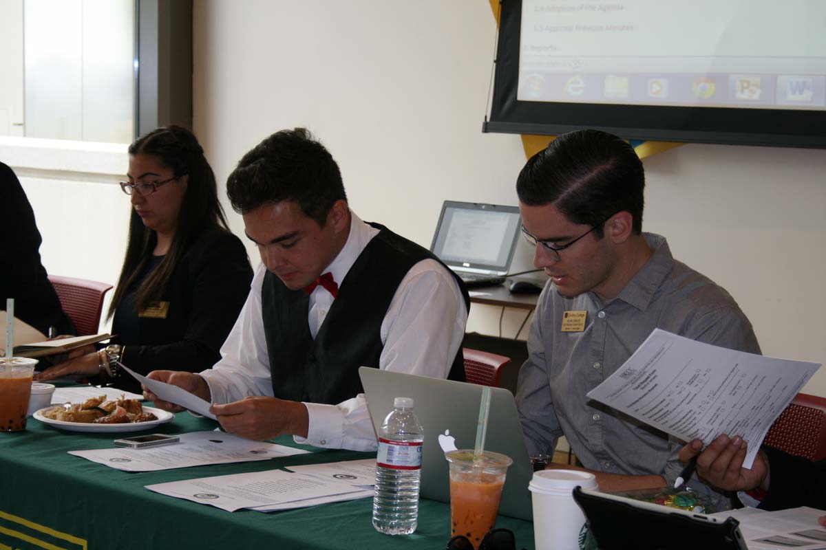 People at the Student Senate Region IX Meeting
