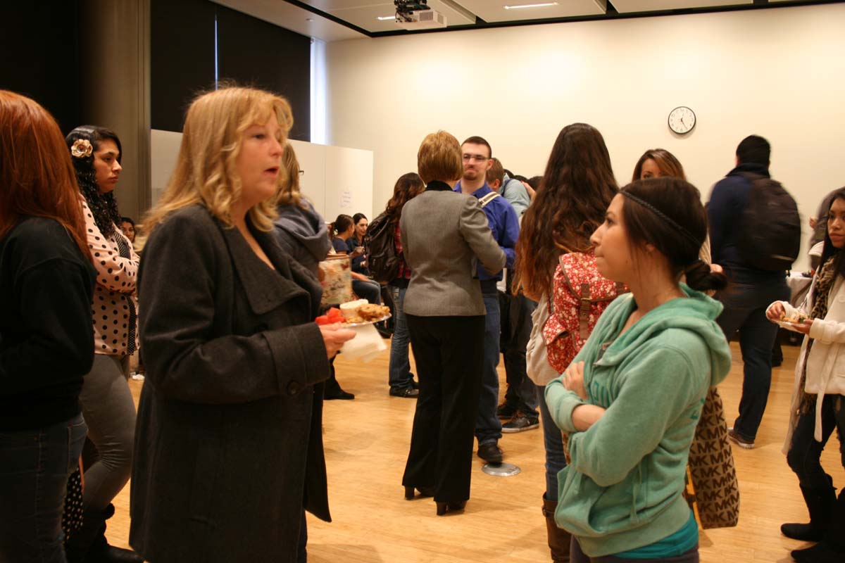 People at Tea with the Deans event