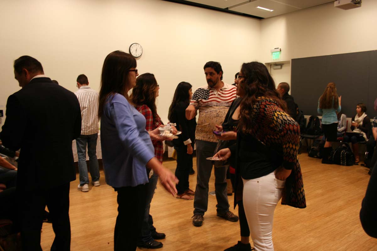 People at Tea with the Deans event