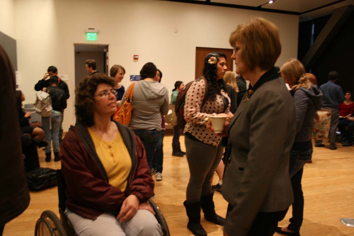 People at Tea with the Deans event