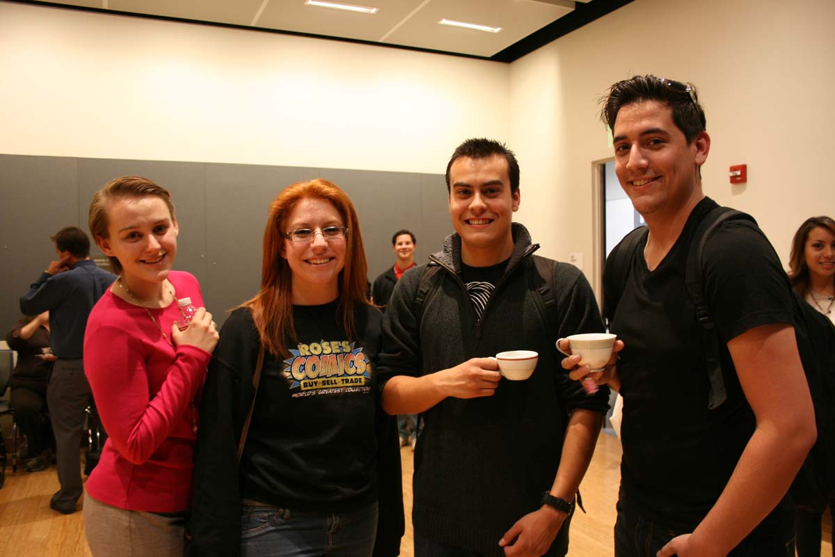 People at Tea with the Deans event