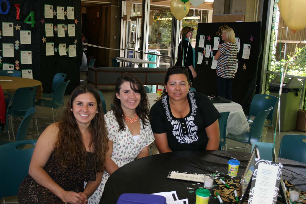 People enjoying the Transfer Luncheon