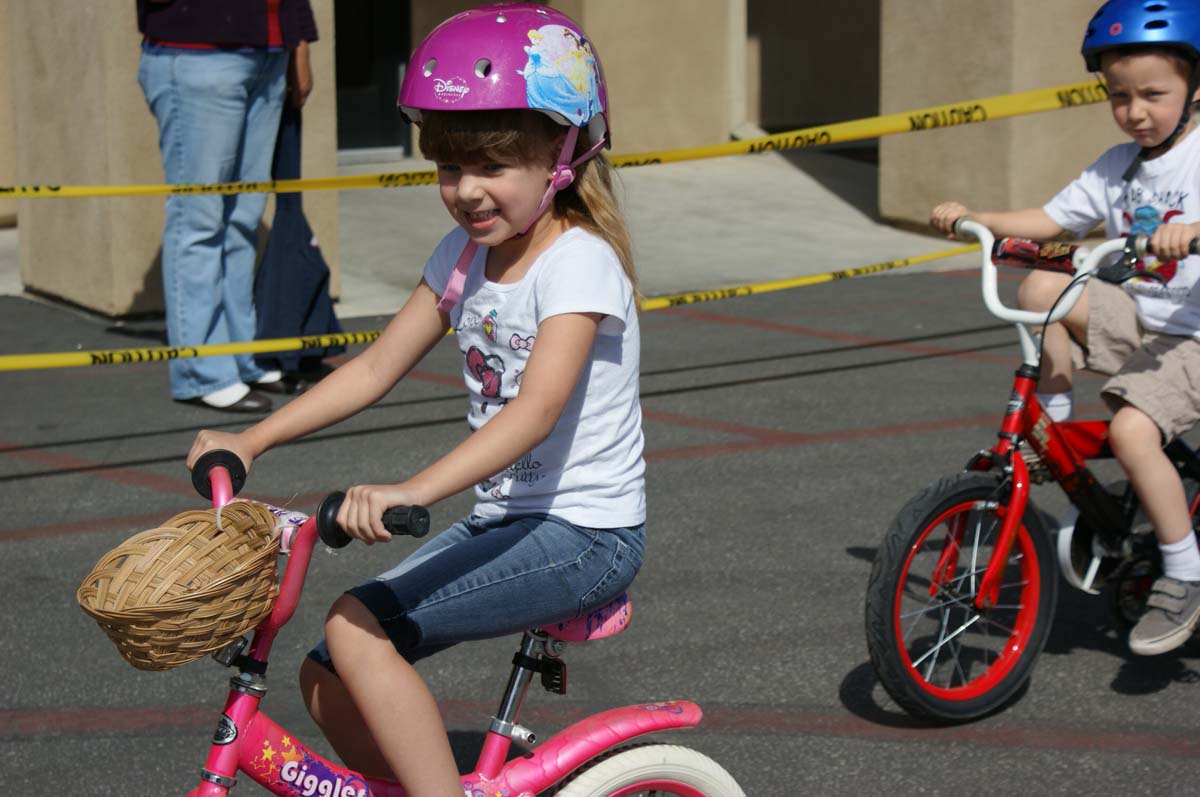 People enjoying the Trike-a-Thon