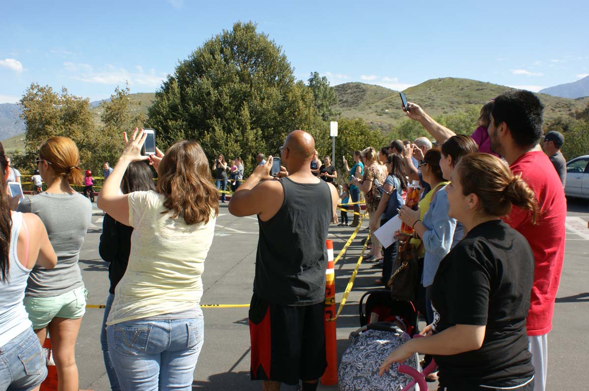 People enjoying the Trike-a-Thon