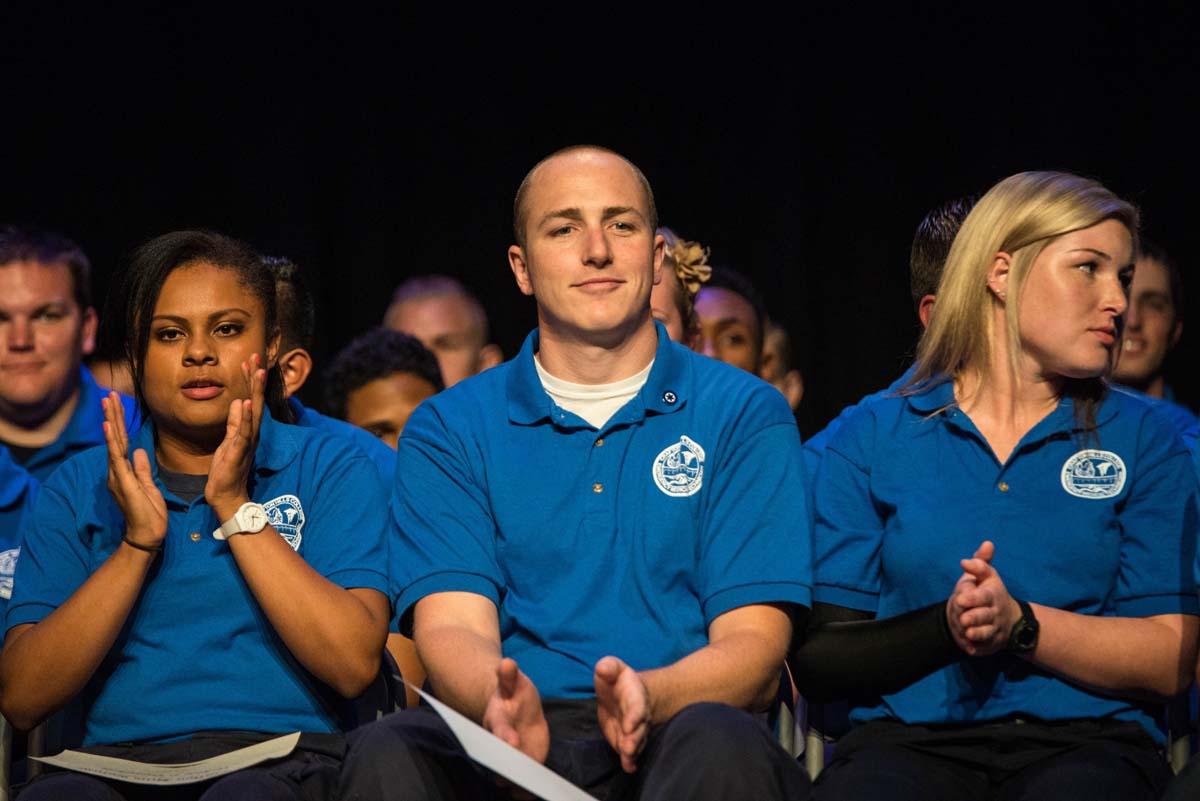 People at the EMT Graduation