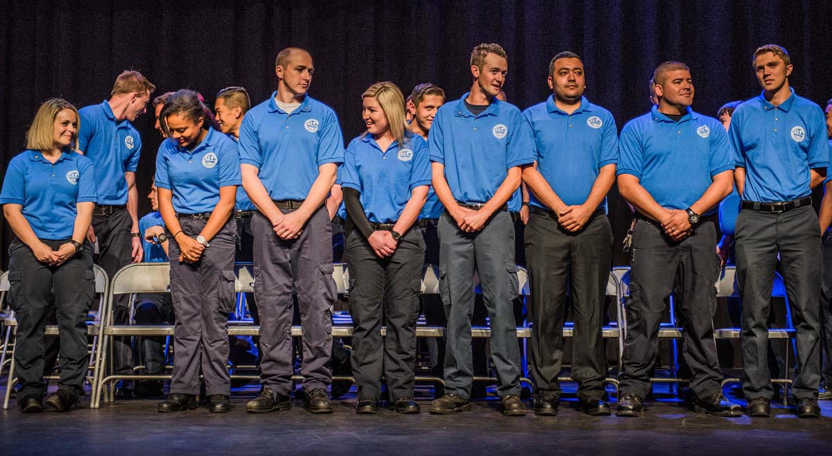 People at the EMT Graduation