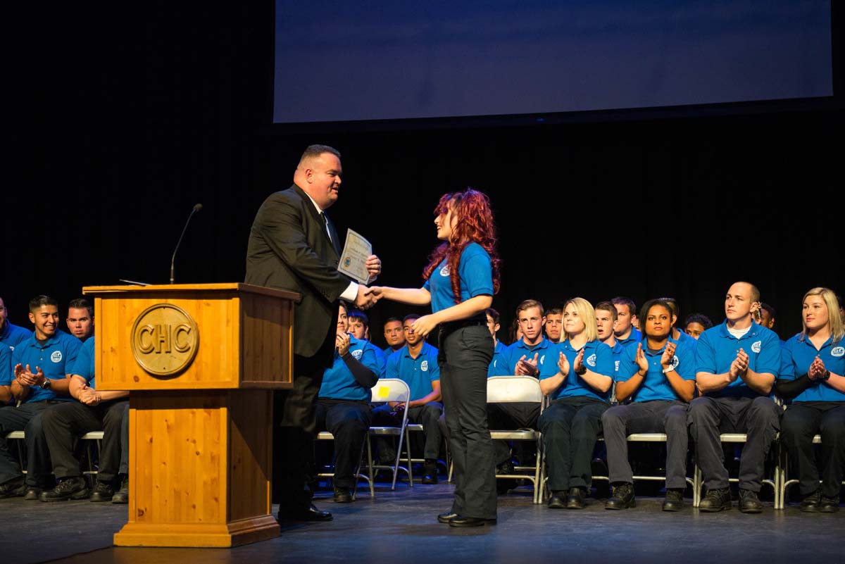People at the EMT Graduation