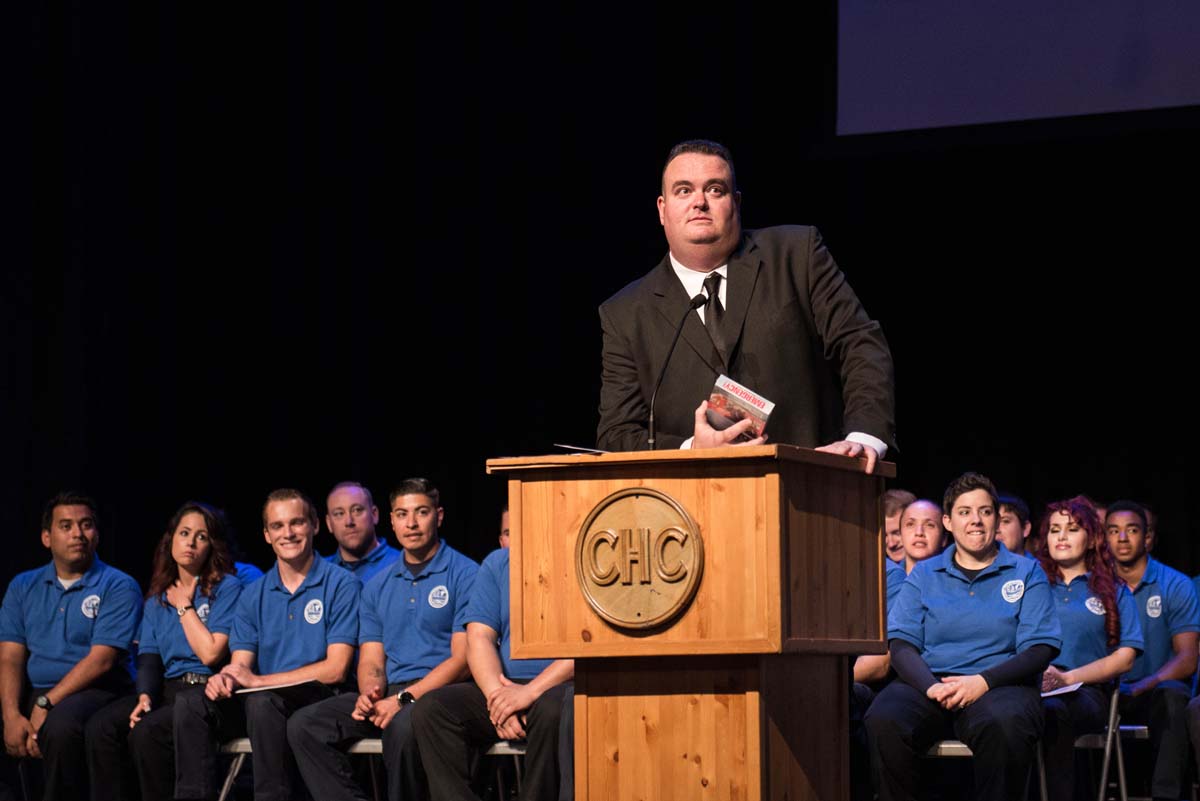 People at the EMT Graduation