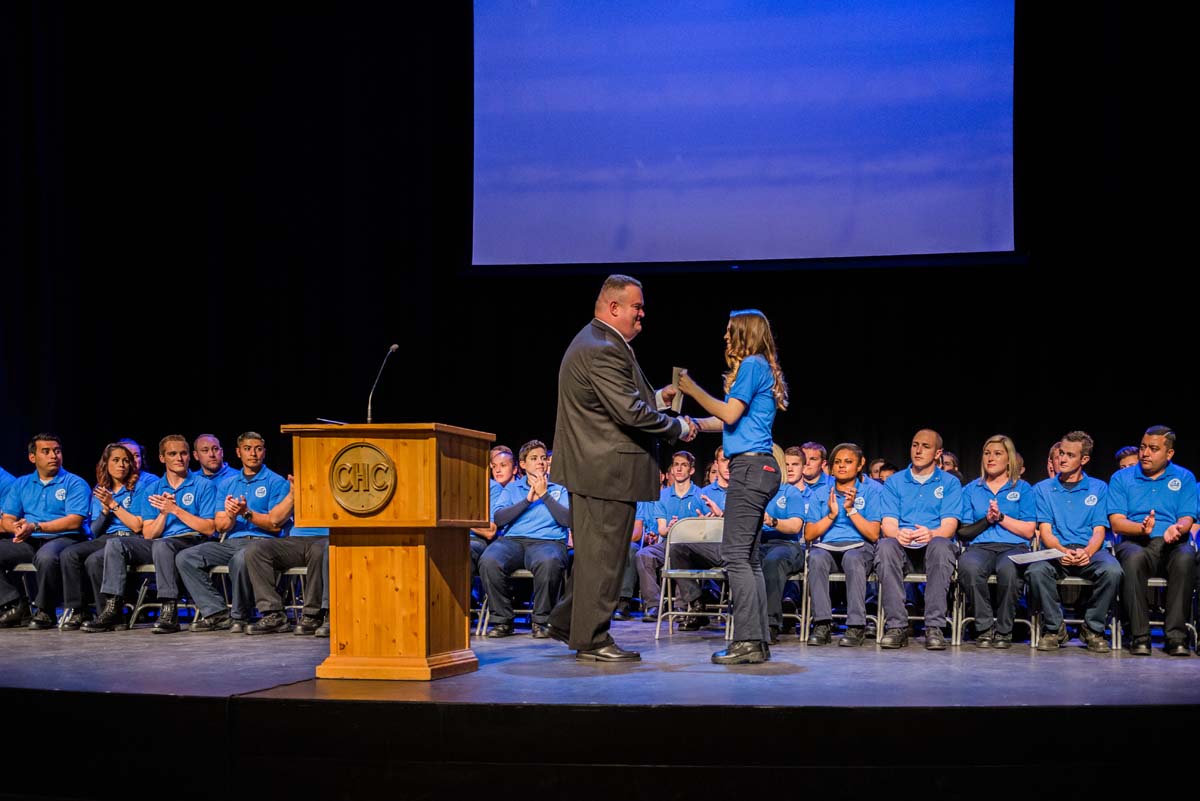 People at the EMT Graduation