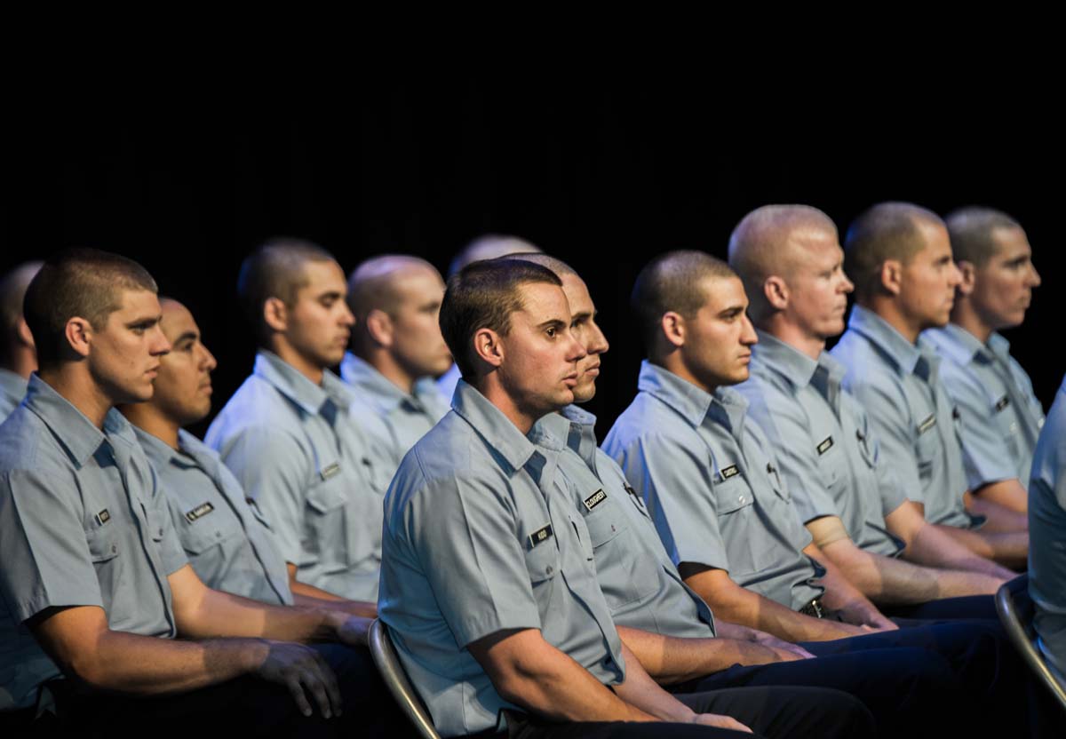 People at Fire Academy Graduation