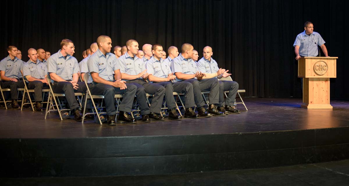 People at Fire Academy Graduation