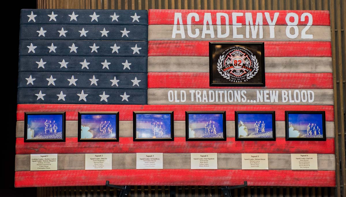 People at Fire Academy Graduation
