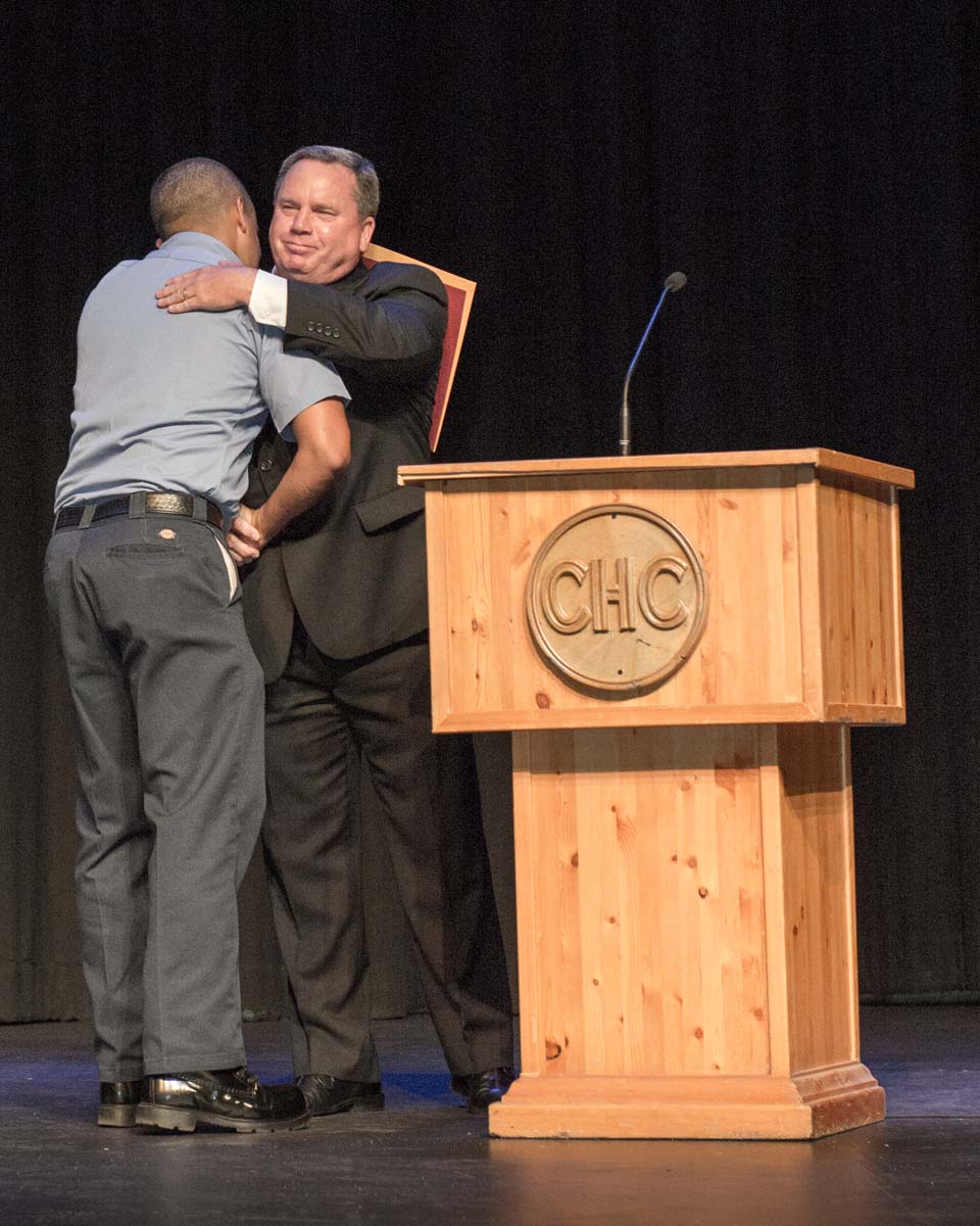 People at Fire Academy Graduation