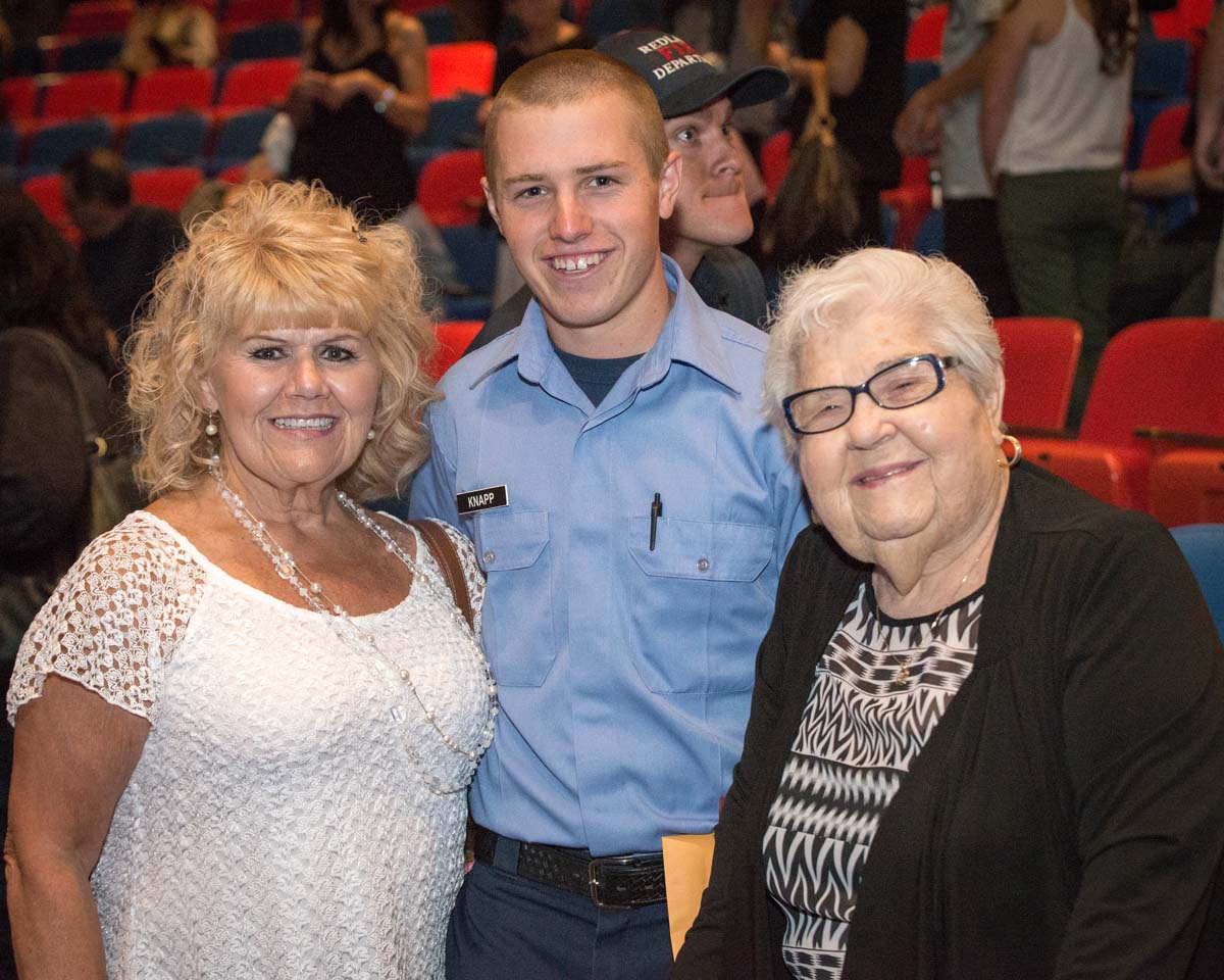 People at Fire Academy Graduation