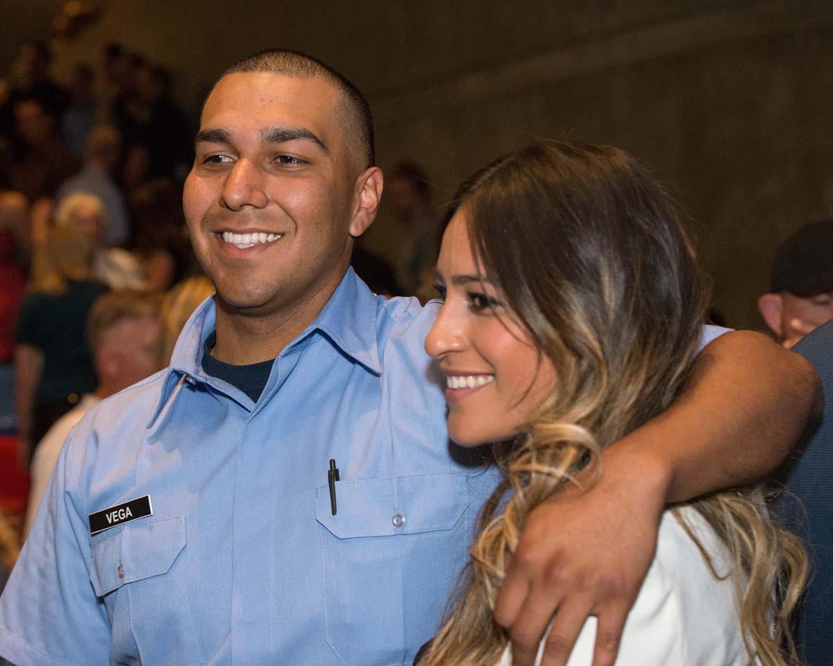 People at Fire Academy Graduation