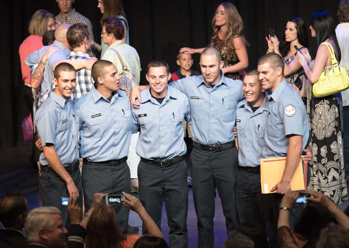 People at Fire Academy Graduation
