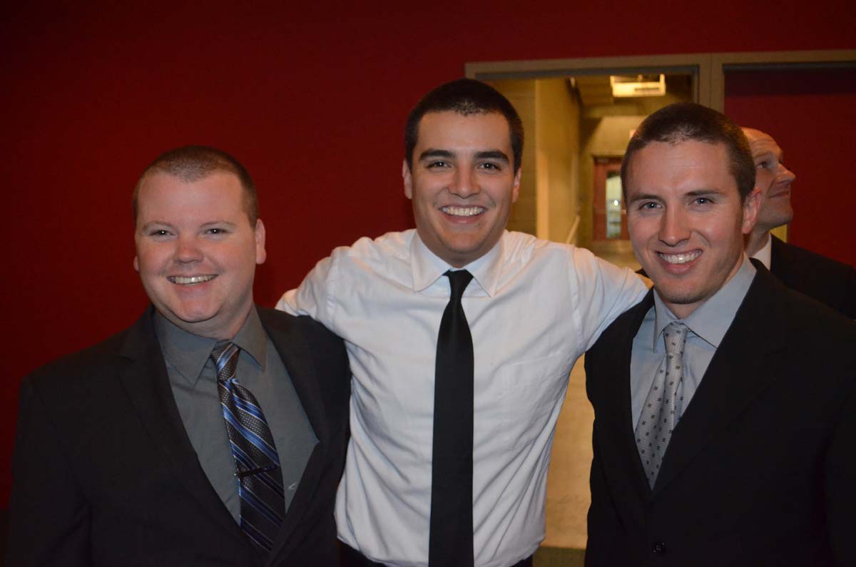 People at the Paramedic Graduation