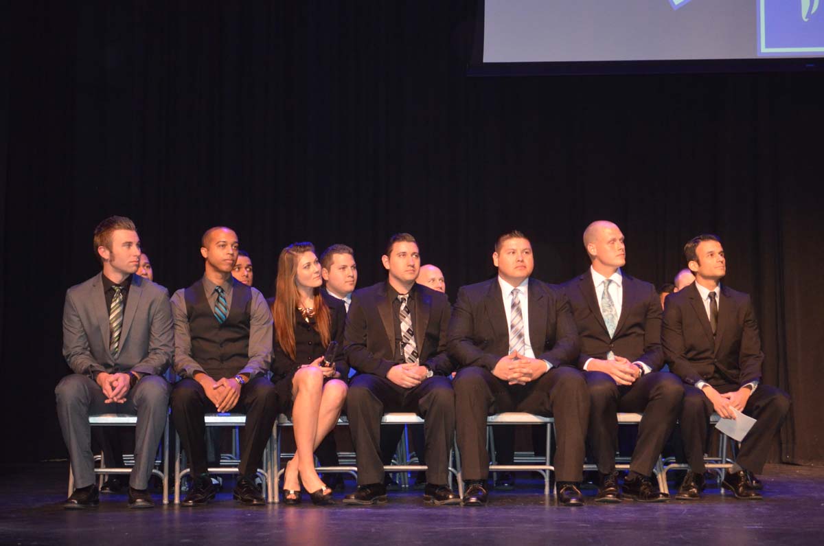 People at the Paramedic Graduation