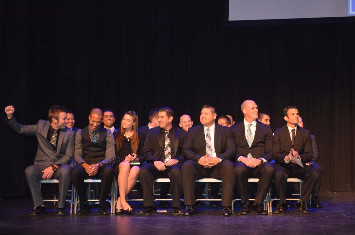 People at the Paramedic Graduation