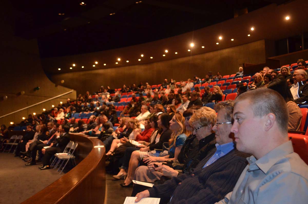 People at the Paramedic Graduation
