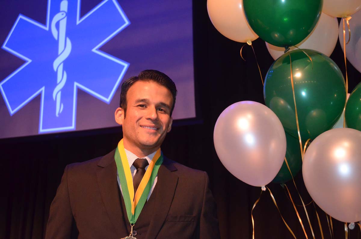 People at the Paramedic Graduation