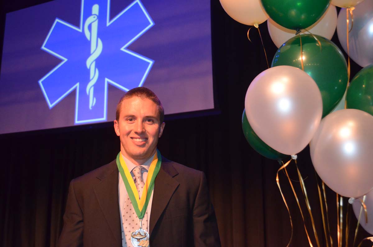 People at the Paramedic Graduation