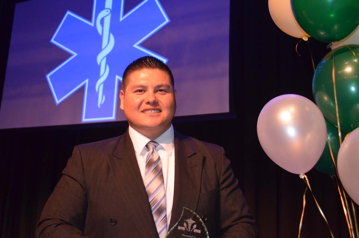 People at the Paramedic Graduation