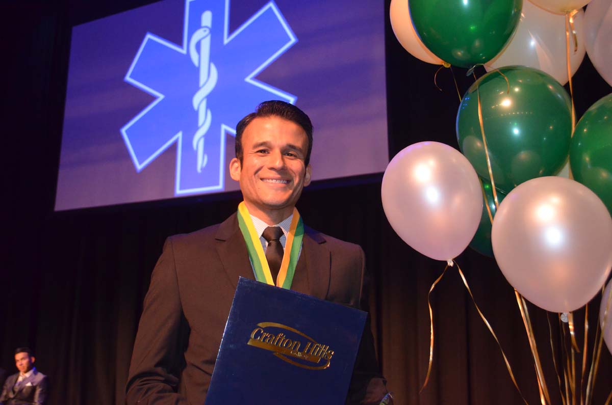 People at the Paramedic Graduation