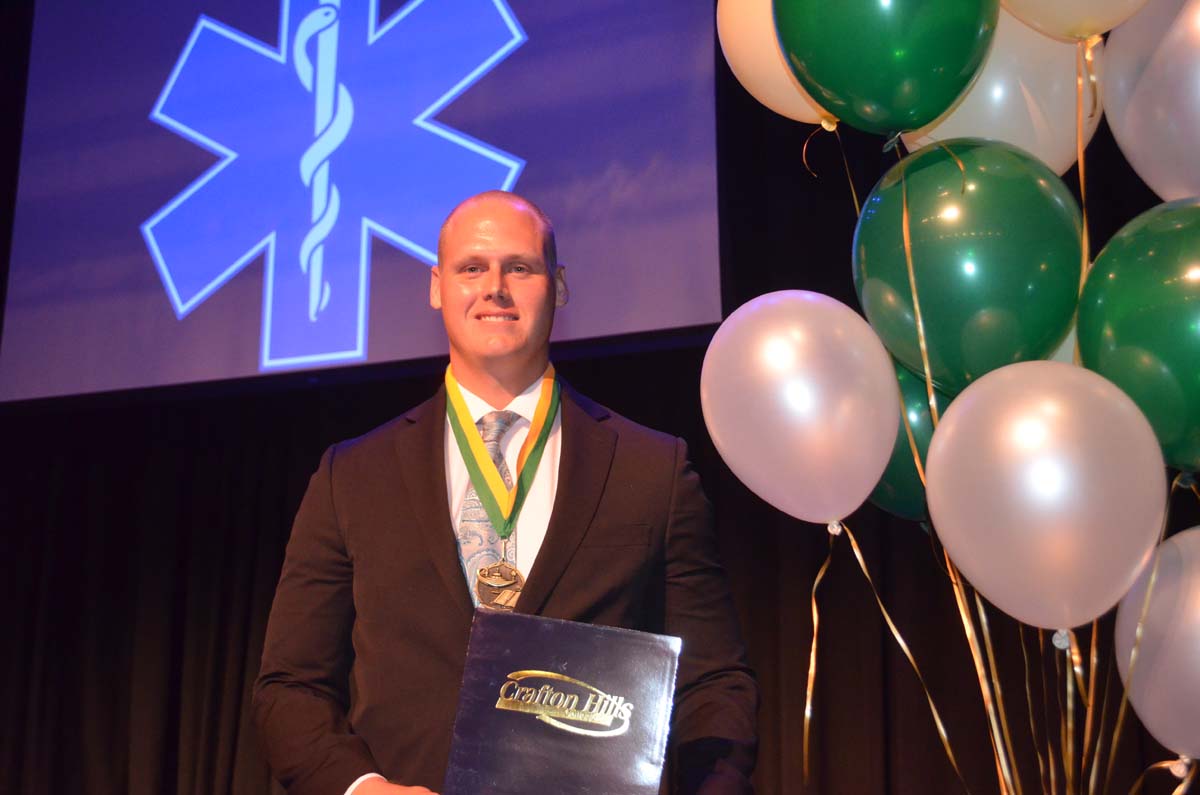 People at the Paramedic Graduation