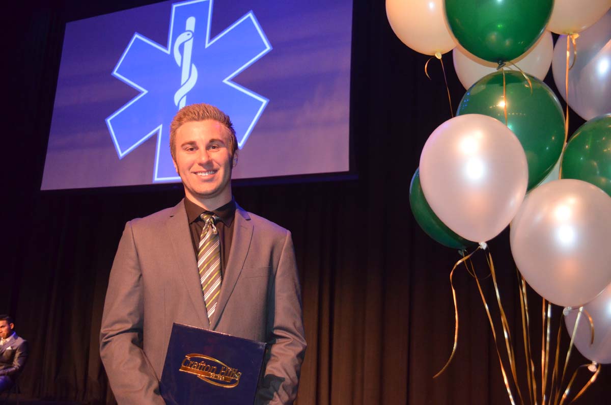 People at the Paramedic Graduation