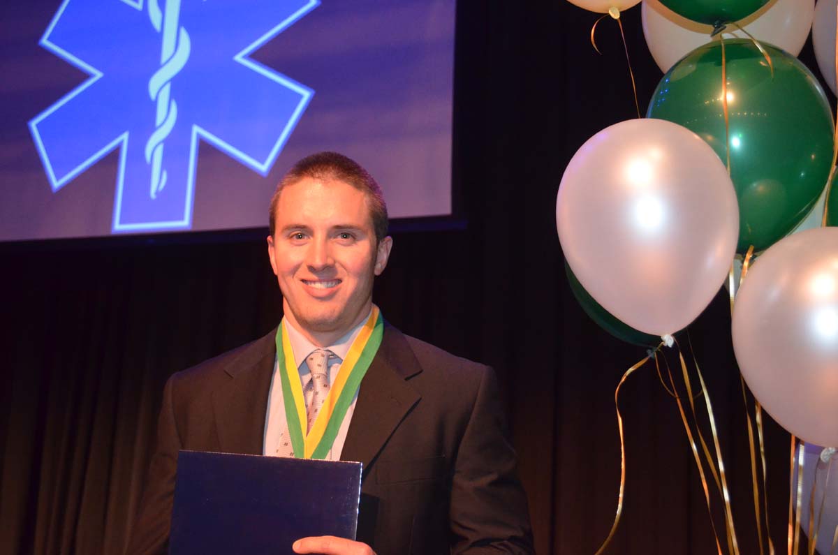 People at the Paramedic Graduation