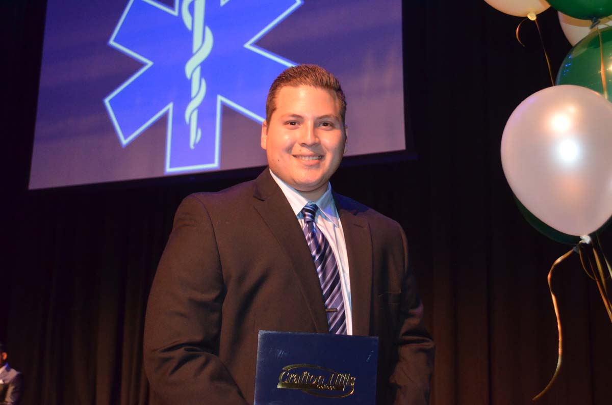 People at the Paramedic Graduation