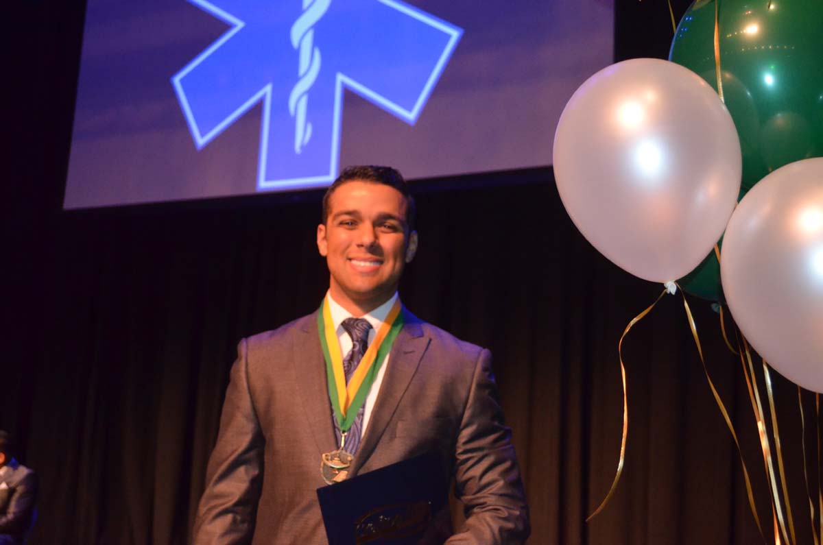 People at the Paramedic Graduation