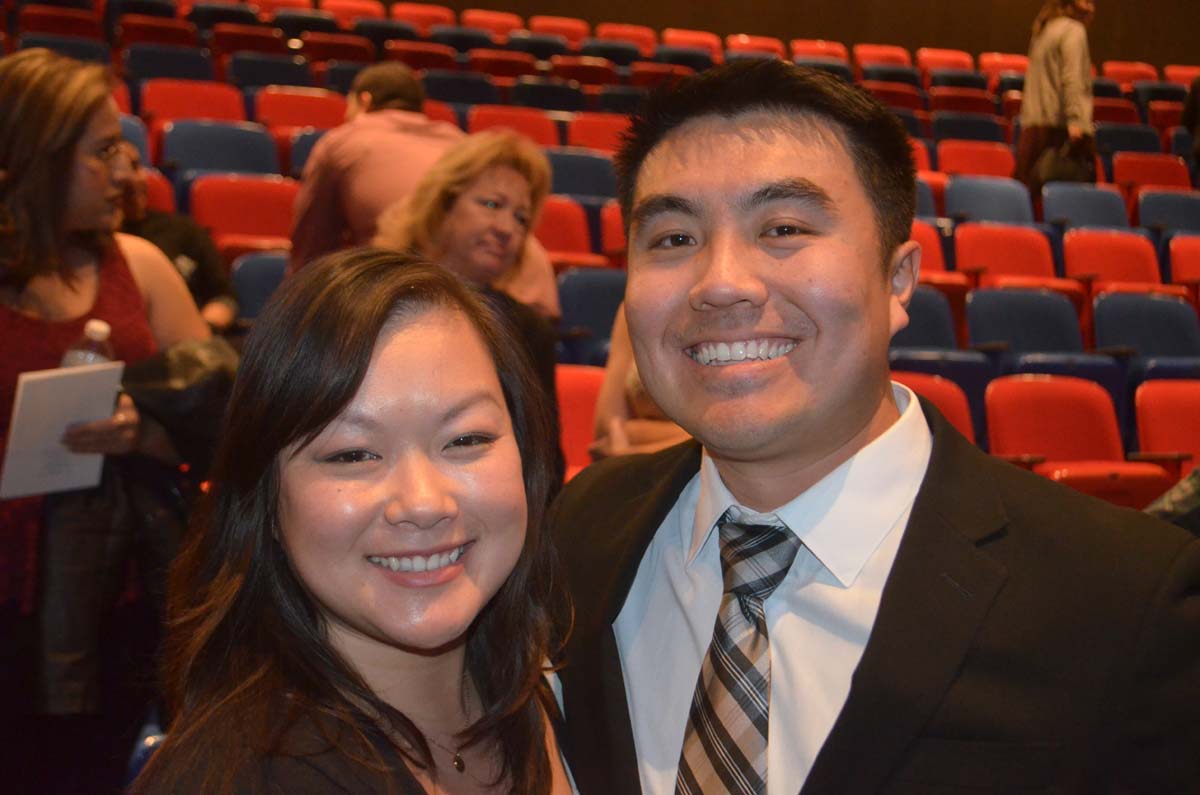 People at the Paramedic Graduation