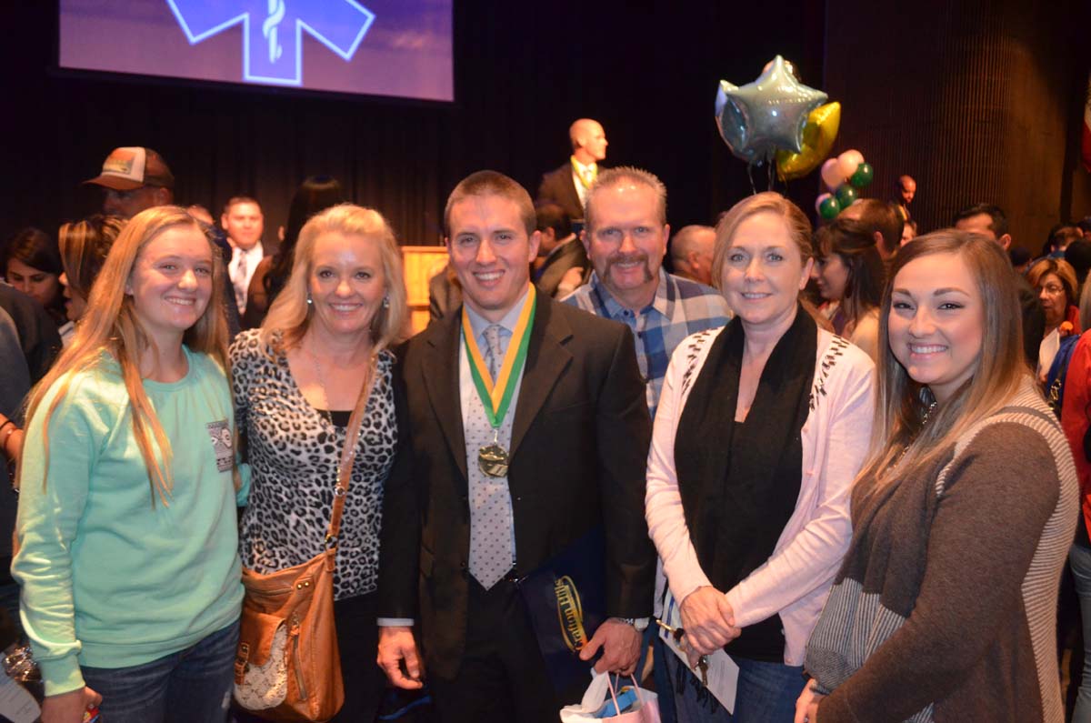 People at the Paramedic Graduation