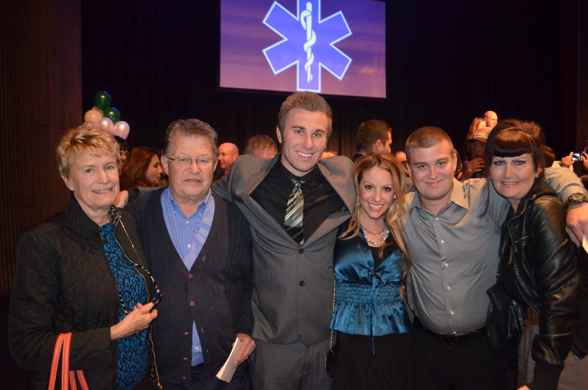 People at the Paramedic Graduation