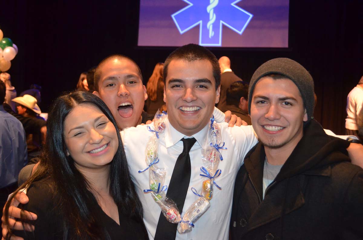 People at the Paramedic Graduation