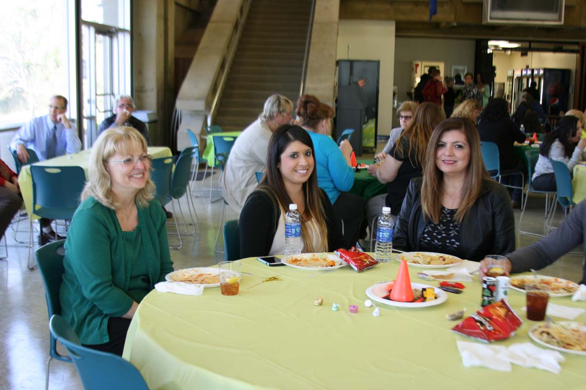 People enjoying the Classified Appreciation Luncheon