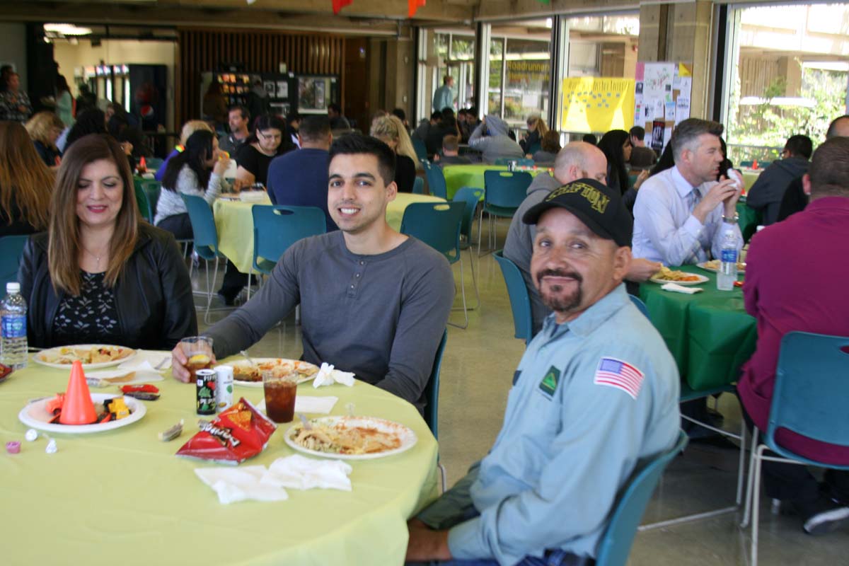 People enjoying the Classified Appreciation Luncheon