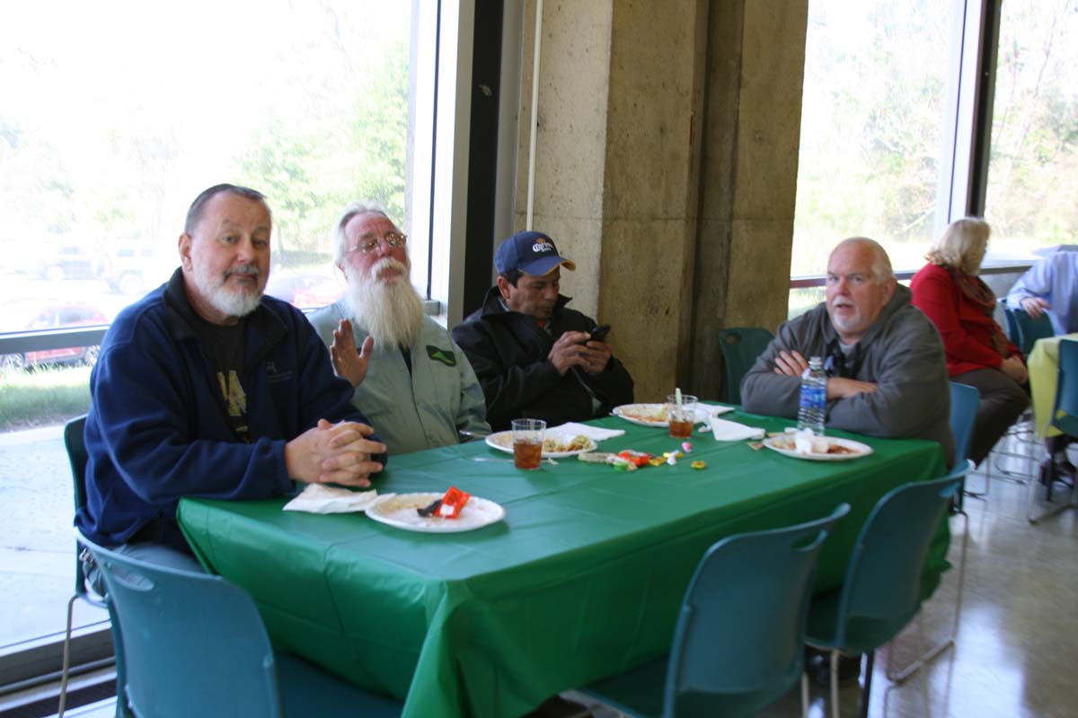 People enjoying the Classified Appreciation Luncheon