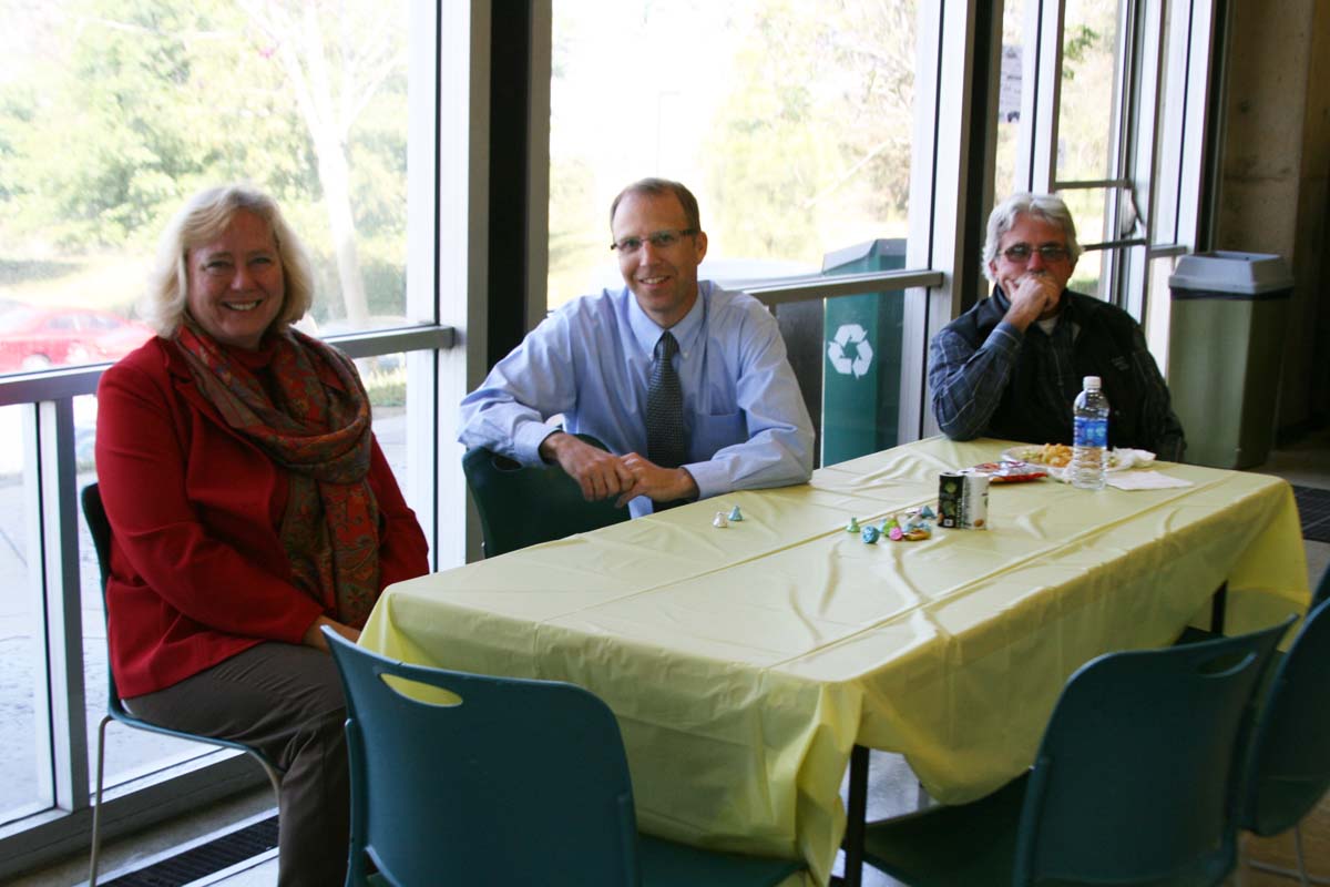 People enjoying the Classified Appreciation Luncheon