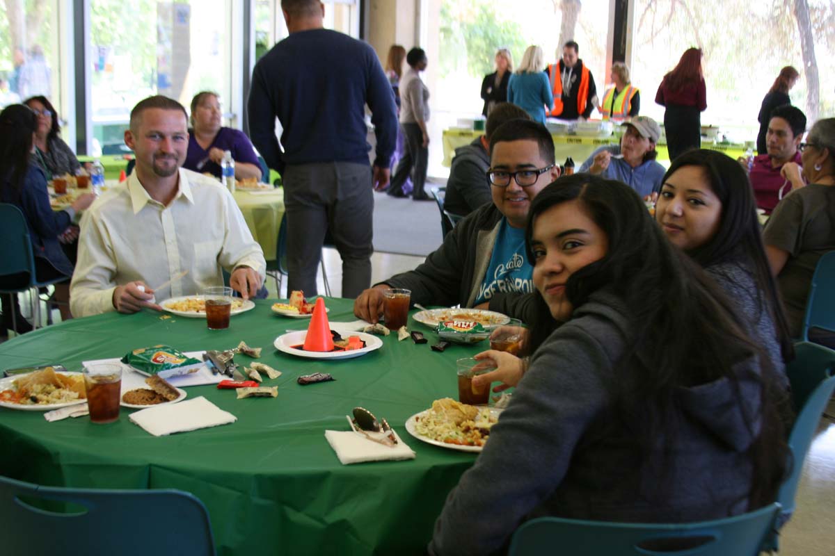 People enjoying the Classified Appreciation Luncheon