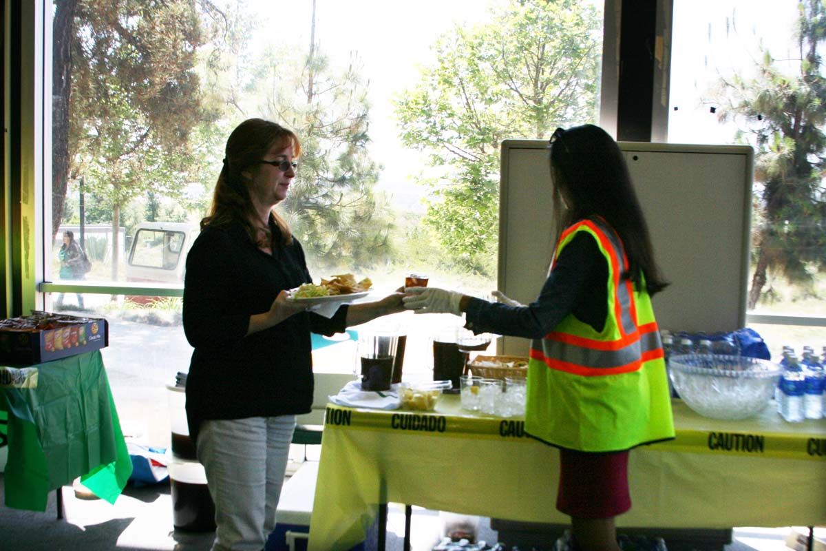 People enjoying the Classified Appreciation Luncheon