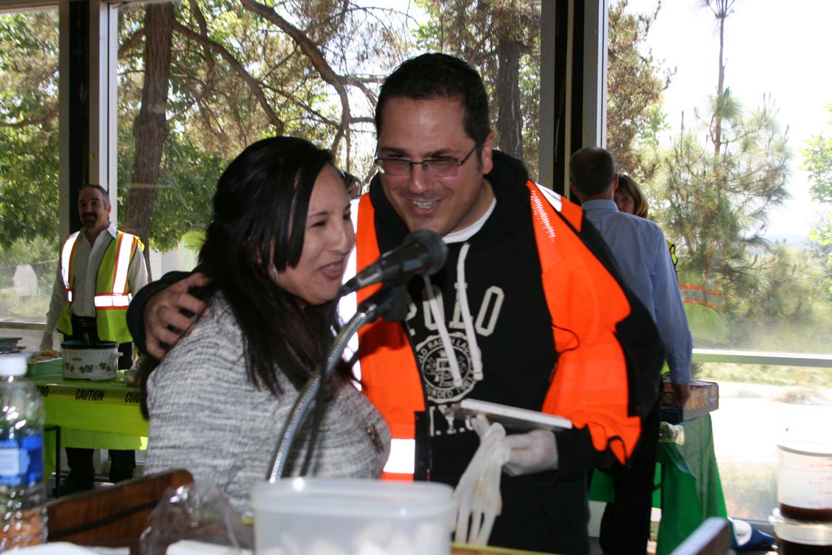 People enjoying the Classified Appreciation Luncheon