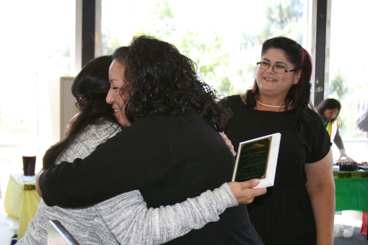 People enjoying the Classified Appreciation Luncheon