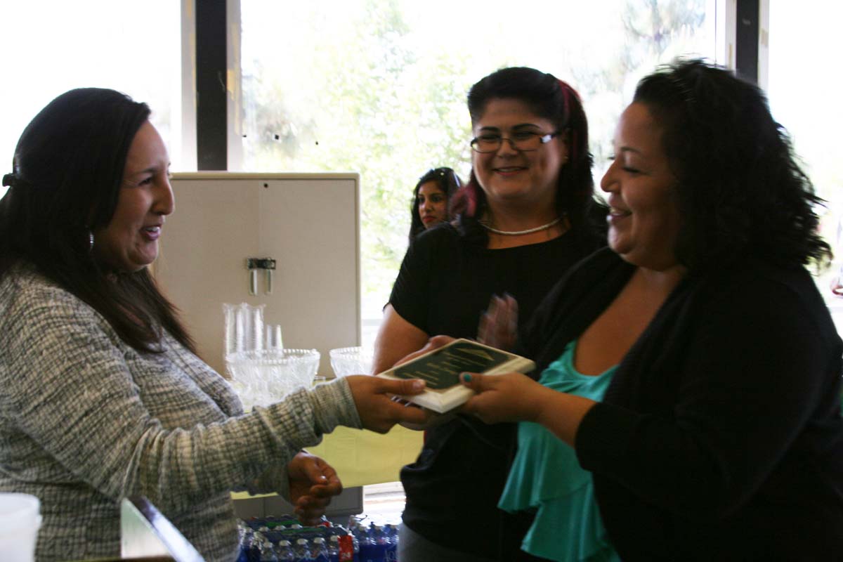People enjoying the Classified Appreciation Luncheon
