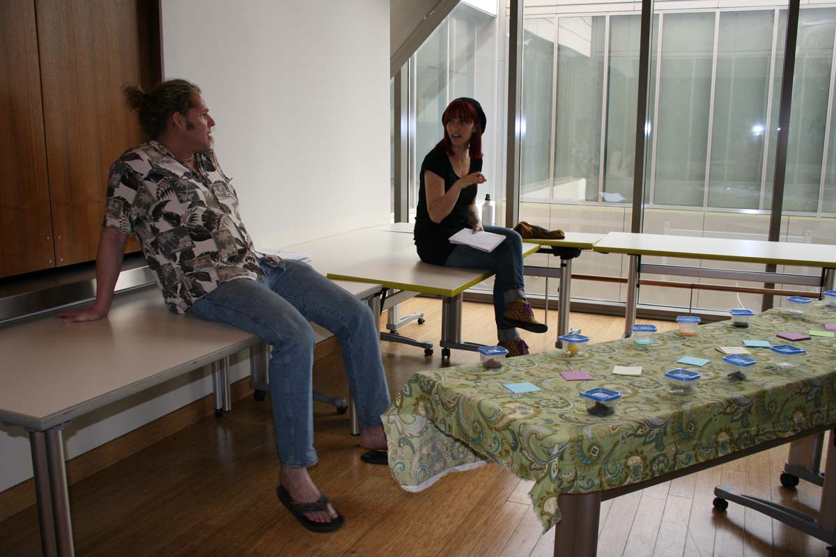 People enjoying the Creativity Seminar