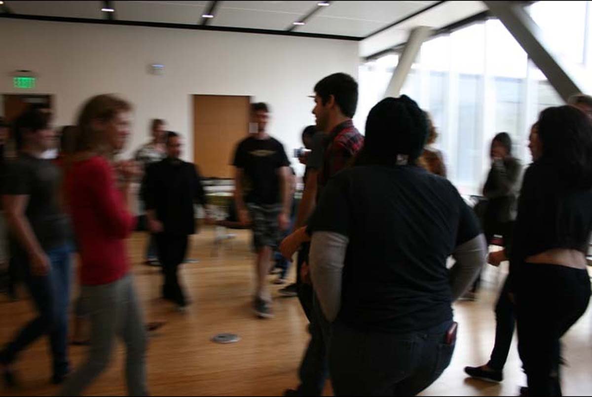 People enjoying the Creativity Seminar