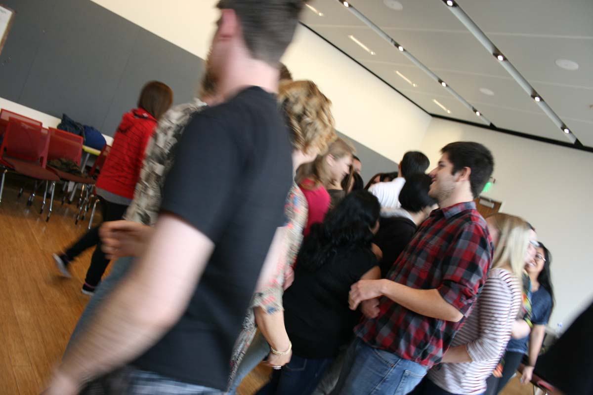 People enjoying the Creativity Seminar